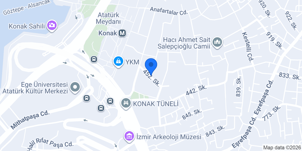 Ece Medikal İzmir konumu