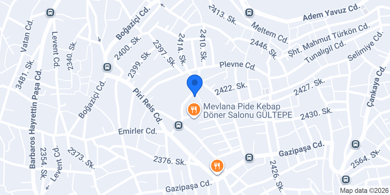 Bizim Cafe konumu