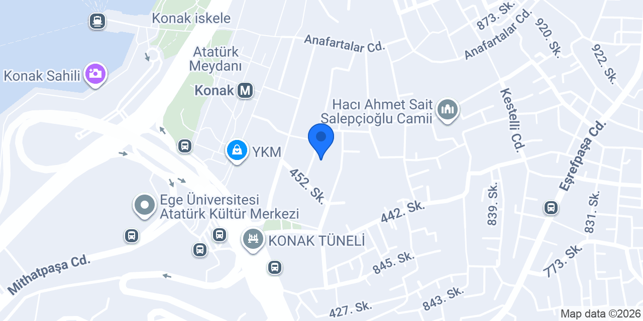 Elite Terzi Ahmet konumu