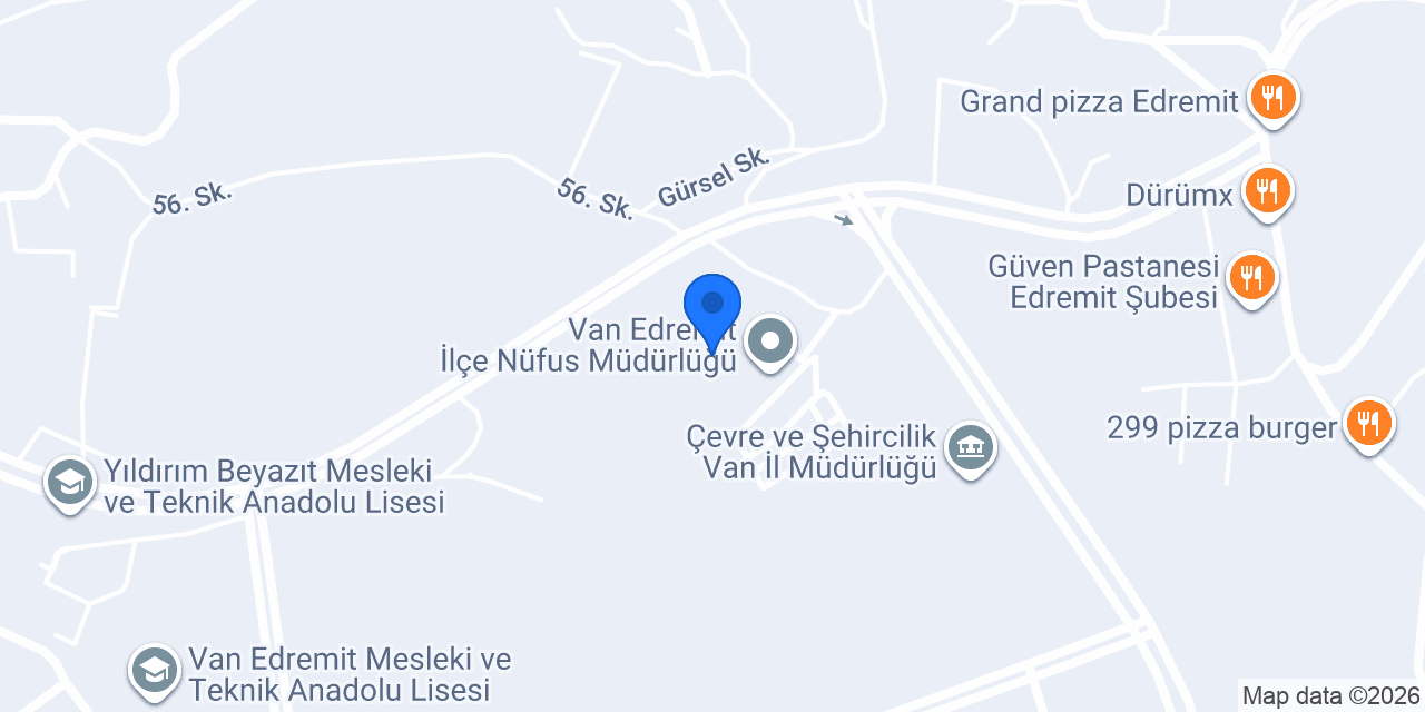 TC EDREMİT KAYMAKAMLIĞI konumu