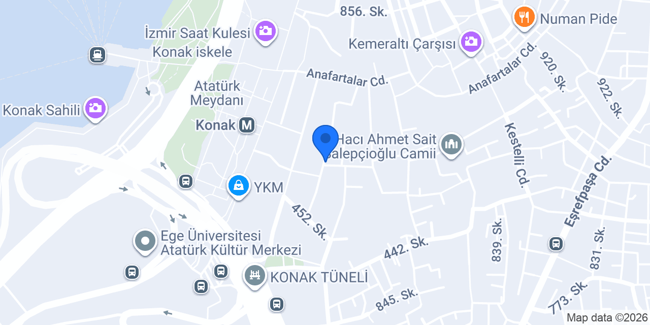 Oktay Optik konumu