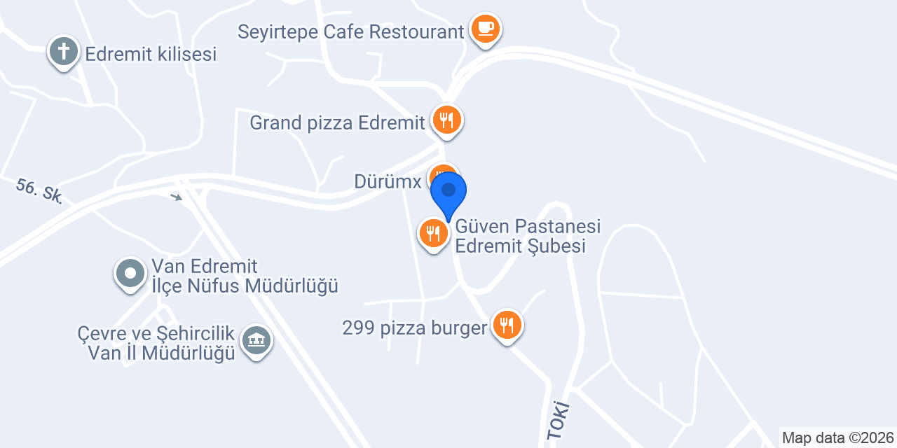 PASTACI CEVDET USTA (Edremit şube) konumu