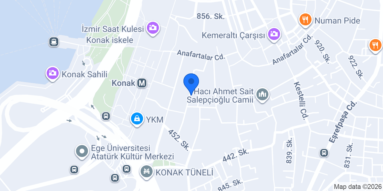 Çarşı Optik konumu