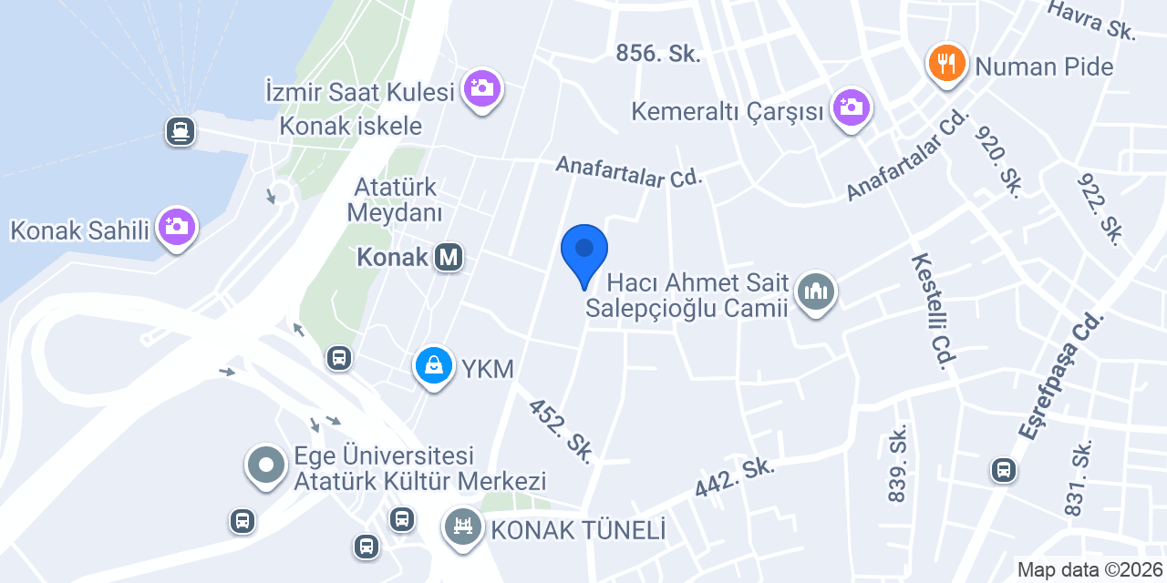 Çalışkan Optik konumu