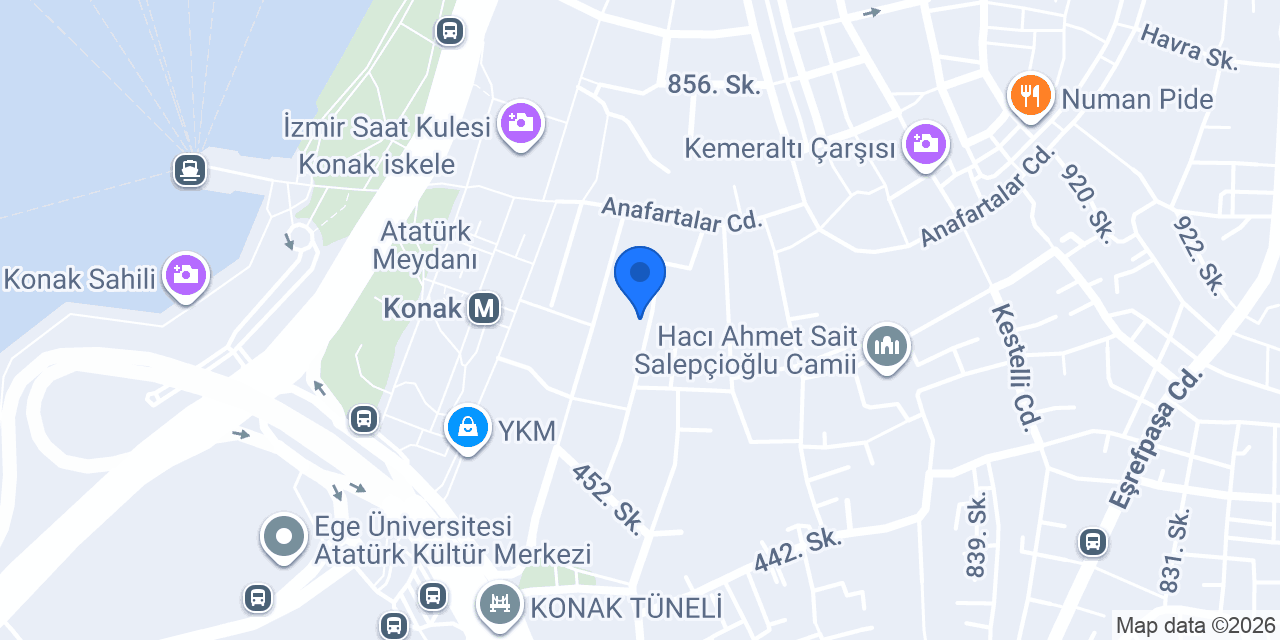 Moda Optik konumu
