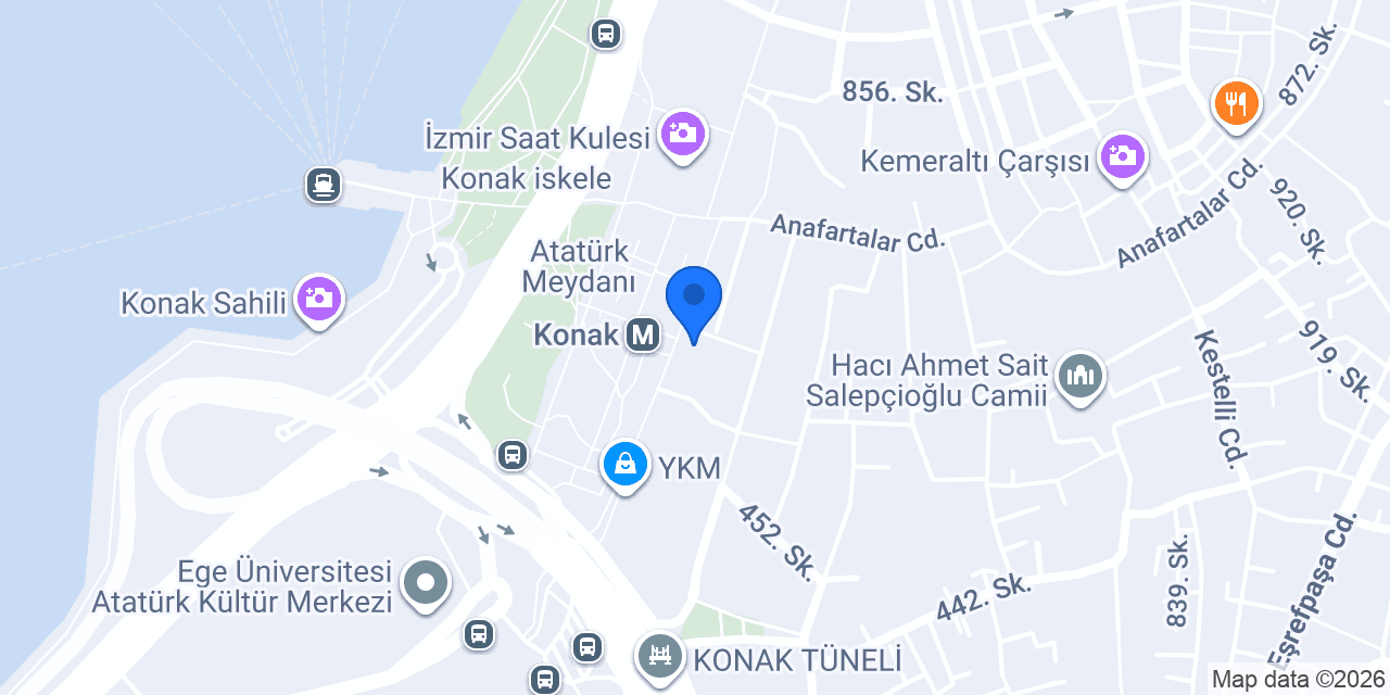 T.C. İzmir 11. Noter konumu