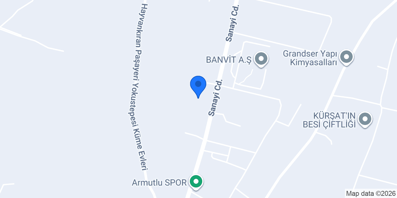 MEPAŞ Yapı Taah. ve Çelik İmalat San. Tic. Ltd. Şti. konumu