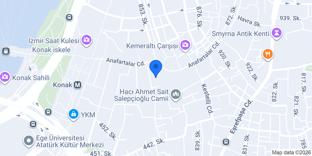 Tattoo Center İzmir konumu