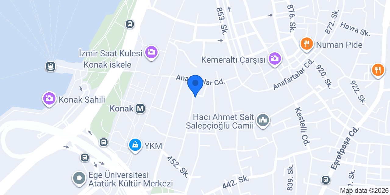 Kuzey Cafe konumu