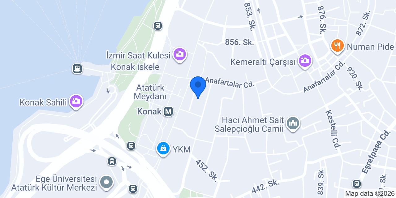 Av. Zeynep Özbey & Av. Berkay Özbey konumu