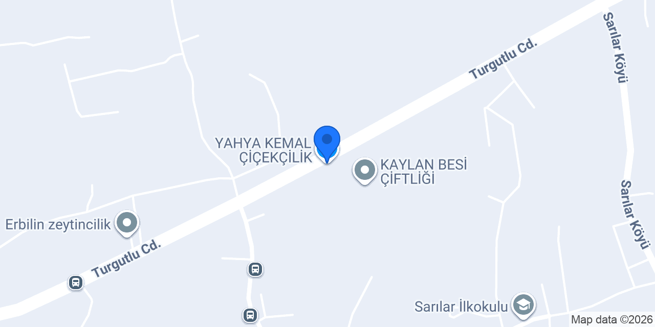 YAHYA KEMAL ÇİÇEKÇİLİK konumu