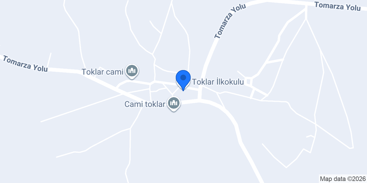 Toklar İlkokulu konumu