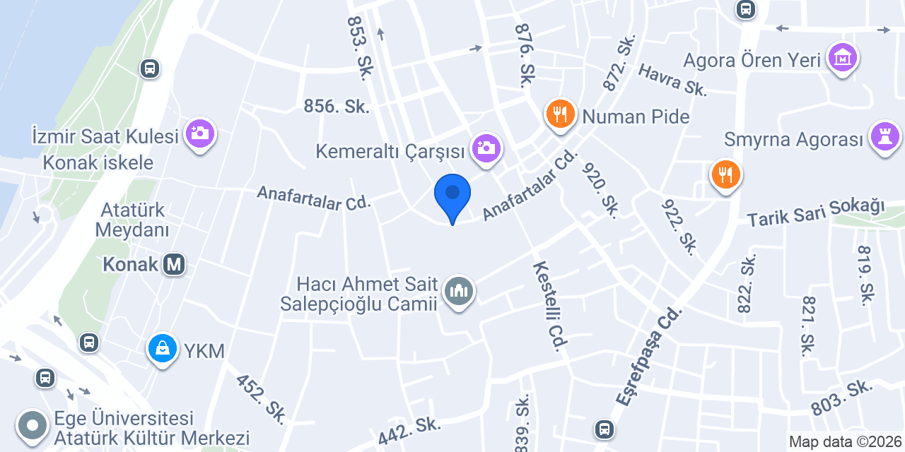 Altınışık Kuyumculuk konumu