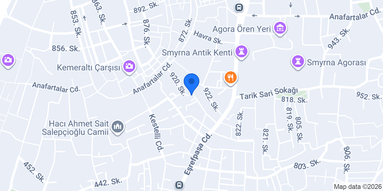 Kemeraltı 2 Otopark konumu
