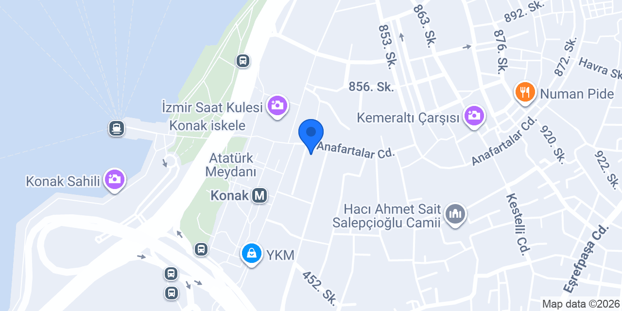 Konak Meydan Dönercisi konumu