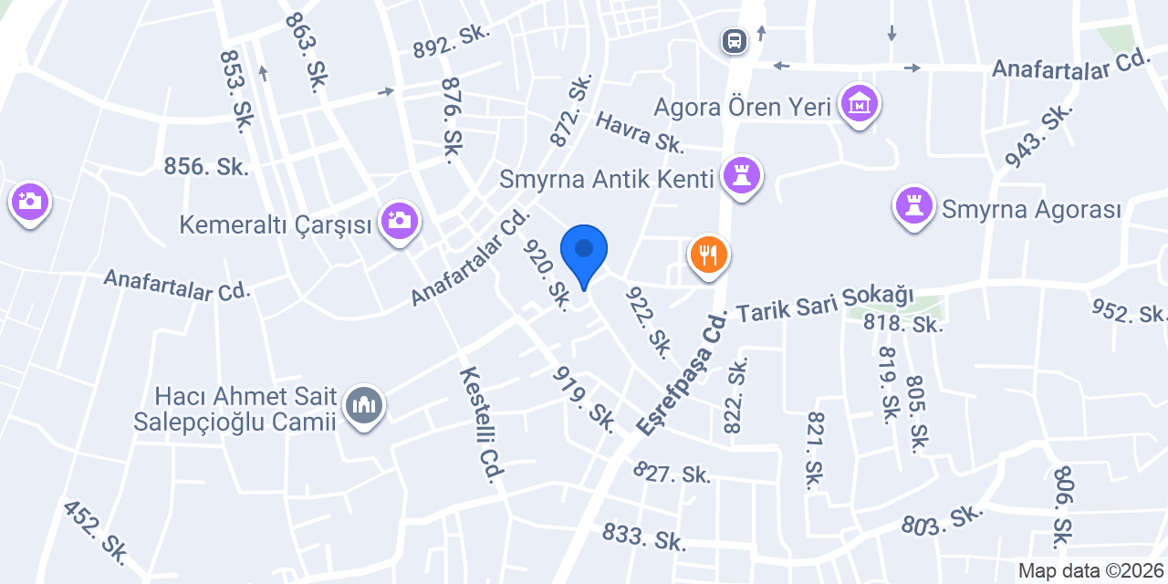 Bet Hillel Sinagogu konumu