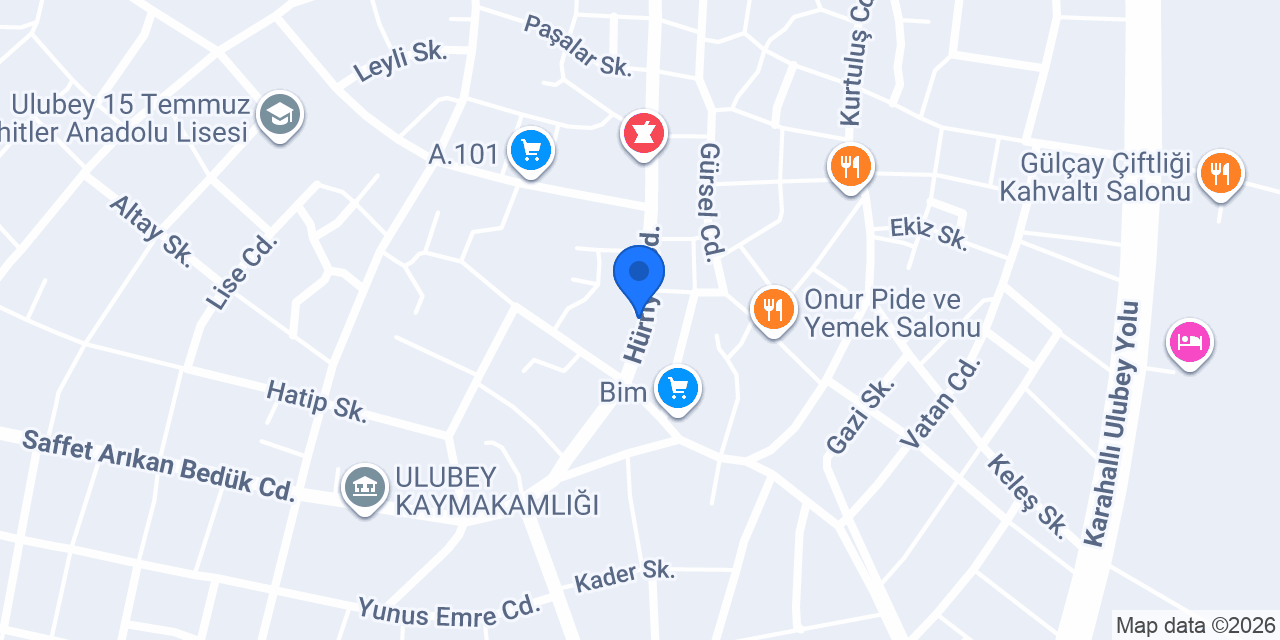 CADDE KOKOREÇ konumu