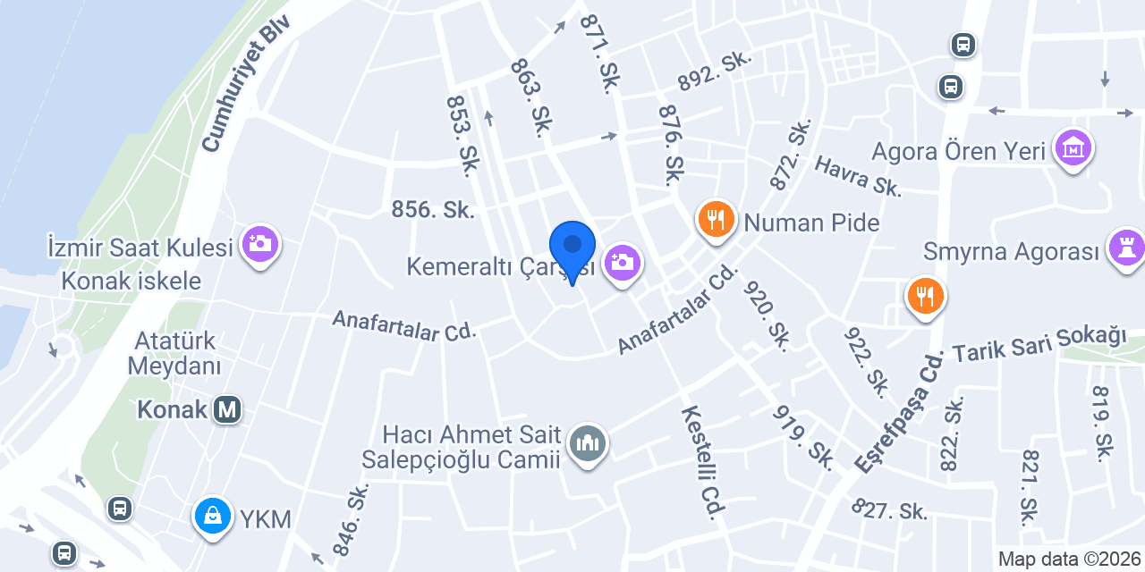 Kalfaoğlu Hukuk Bürosu konumu