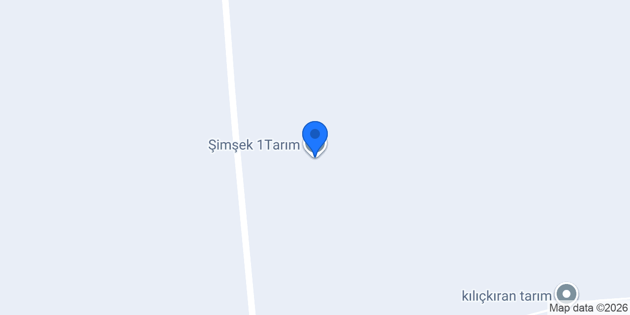 Şimşek 1Tarım konumu