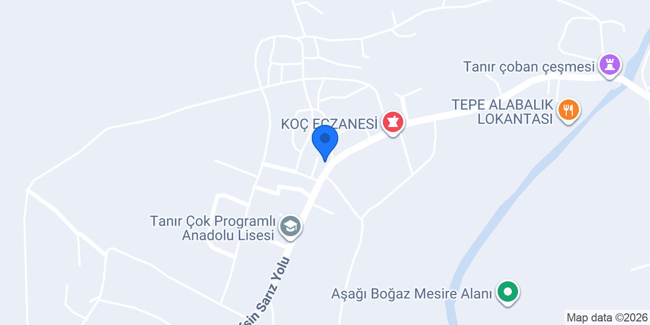 Titiz Unlu Mamülleri konumu