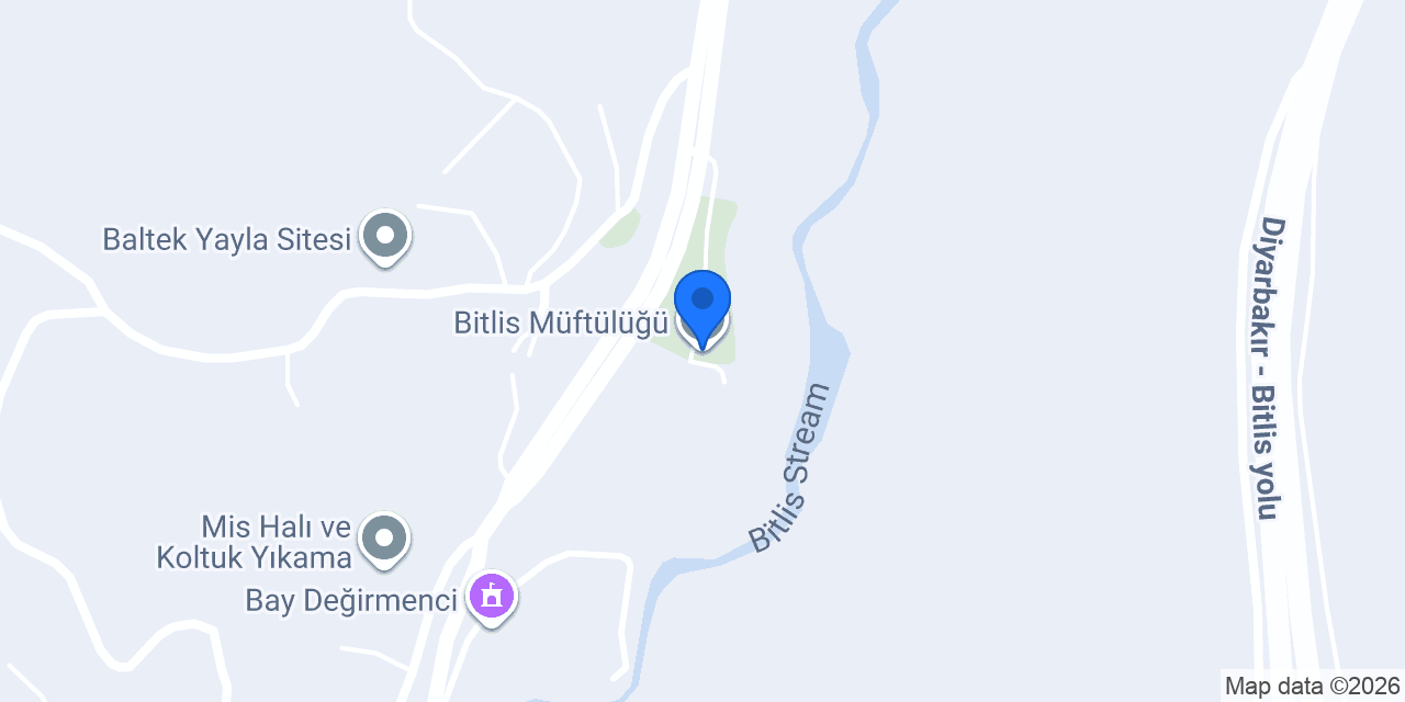 Bitlis Müftülüğü konumu