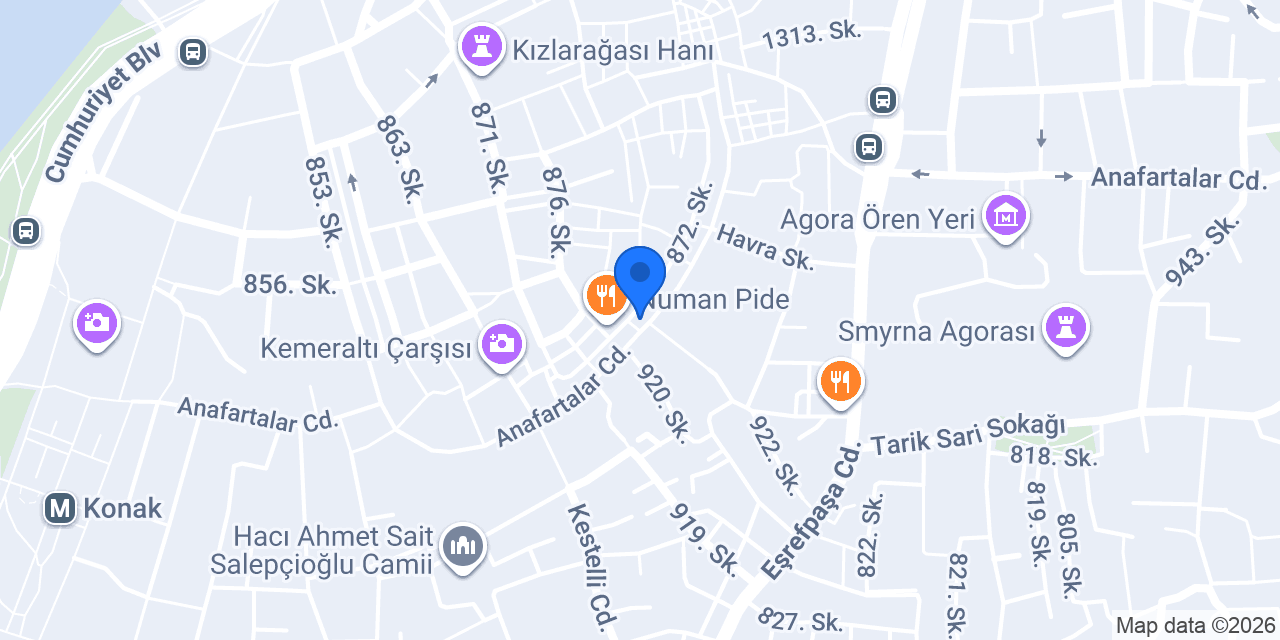 Kral Kuyumculuk konumu