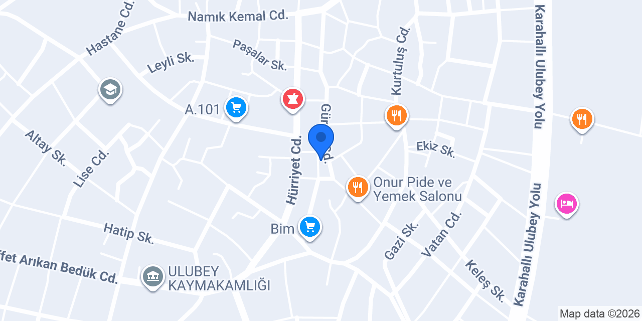 Çoruk oto galeri konumu