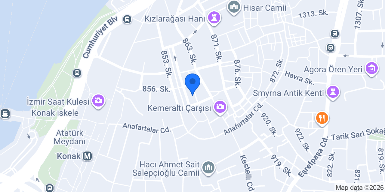 Printer Ofset Organize Matbaacılık A.Ş. (Konak) konumu