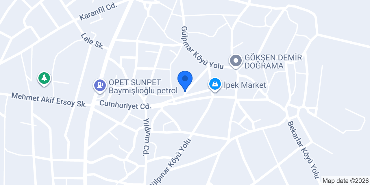 Gülpınar Aile Sağlığı Merkezi konumu