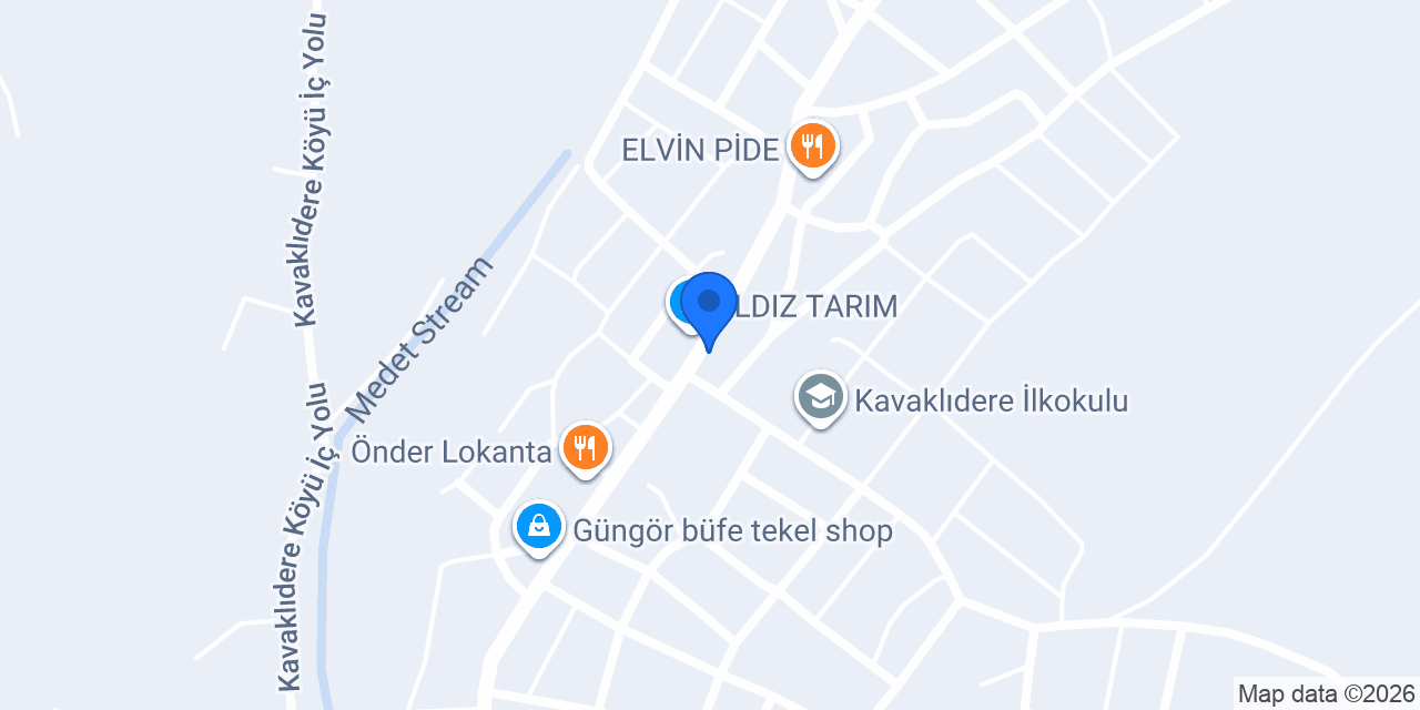Bereket Pastanesi konumu
