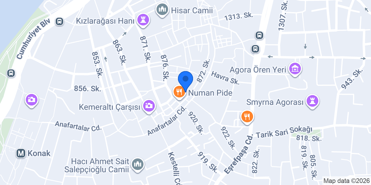 Kemeraltı Tavukçusu konumu