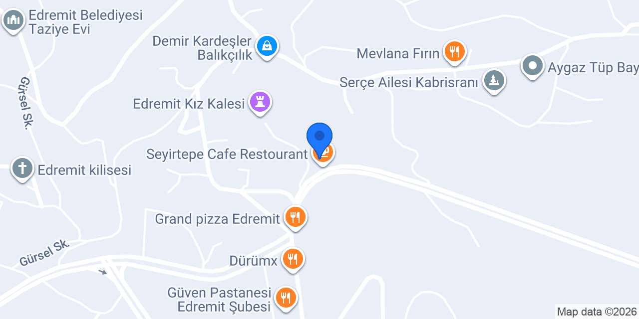 Seyirtepe Cafe Restourant konumu