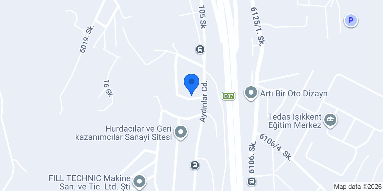 Kolayparça Otomotiv A.Ş. konumu
