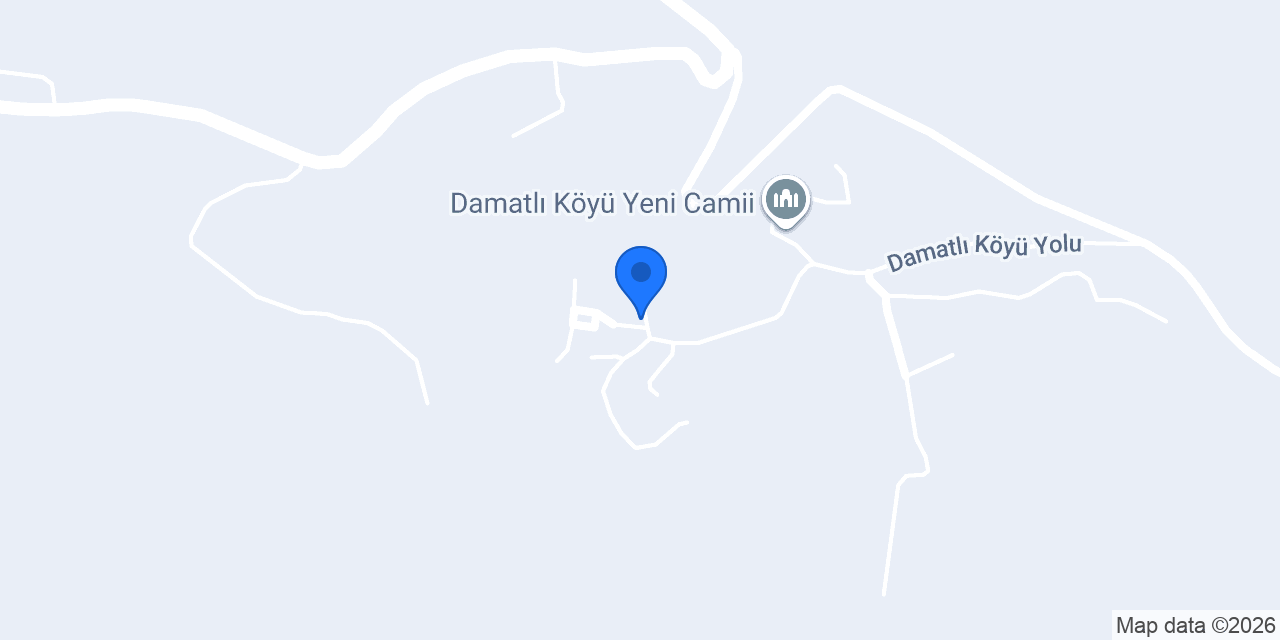Damatlı Köyü Muhtarlığı konumu