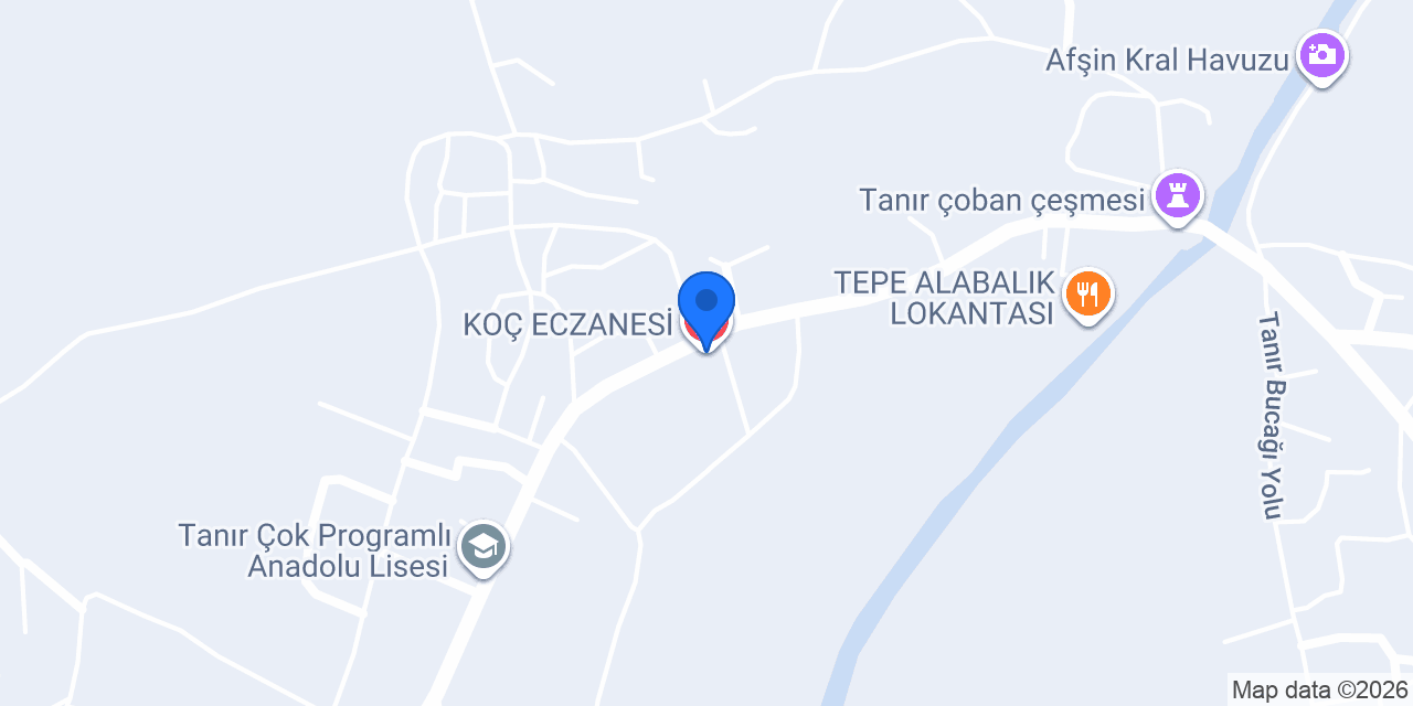 KOÇ ECZANESİ konumu