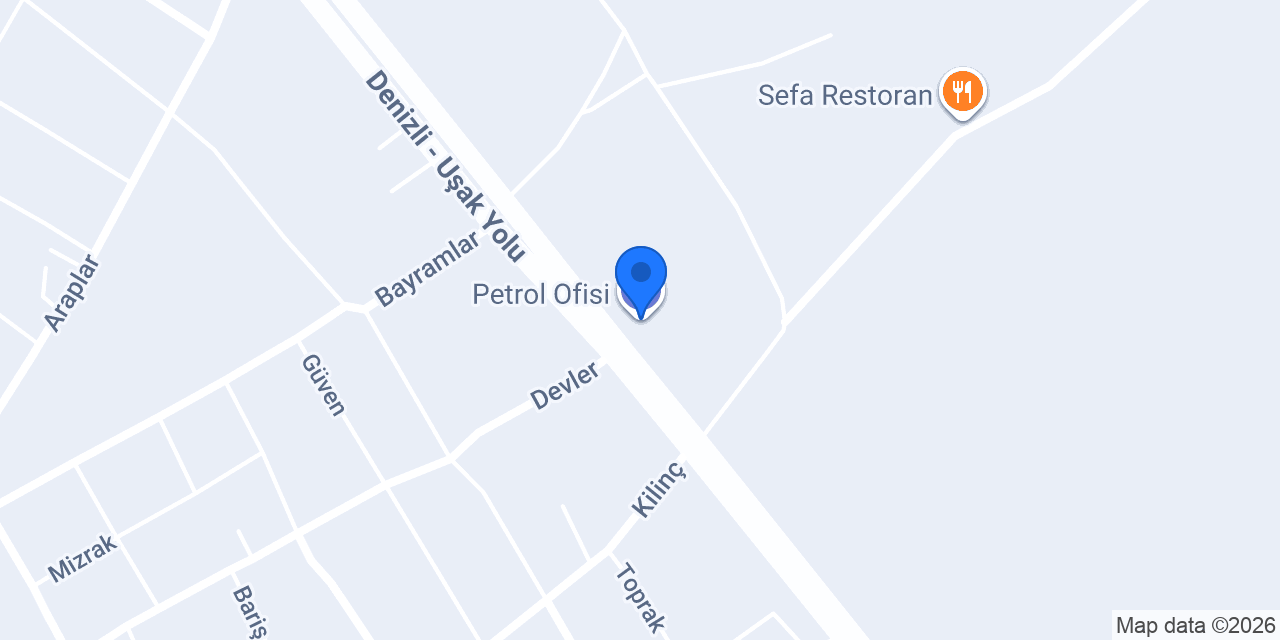 Petrol Ofisi konumu