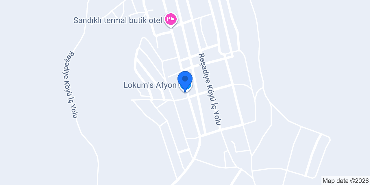 Lokum's Afyon konumu