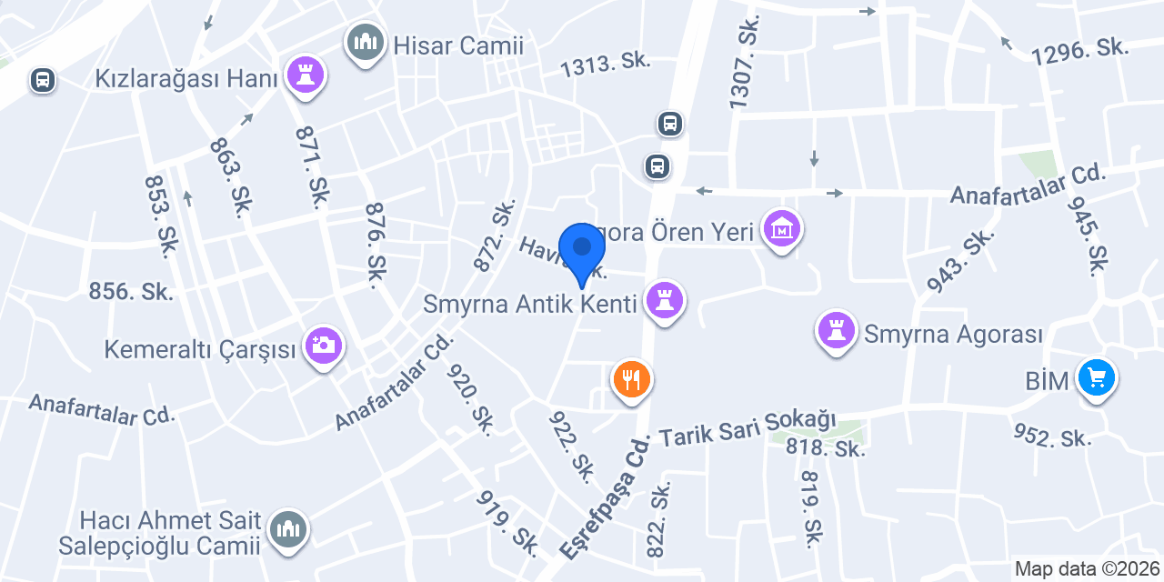 İzmir İlker Bakalit konumu