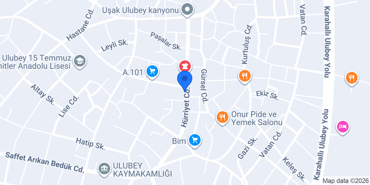 Yılmaz Ticaret konumu