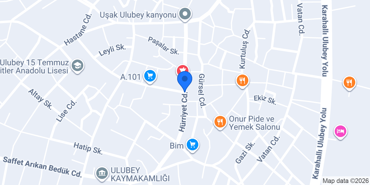 Sağlık Eczanesi konumu