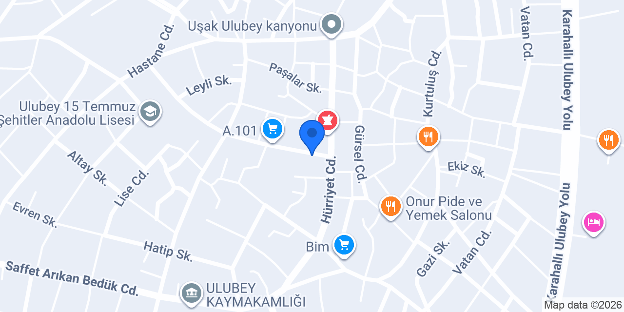 Duran Ticaret konumu