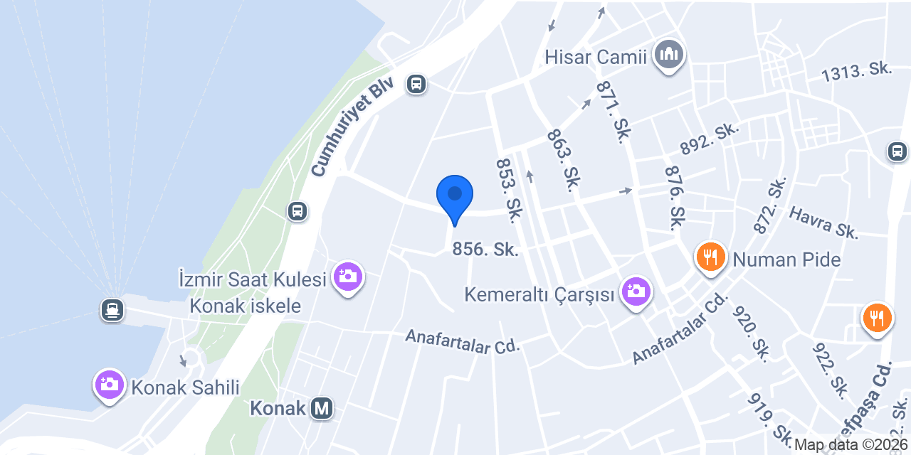 Özgür Hukuk Bürosu konumu