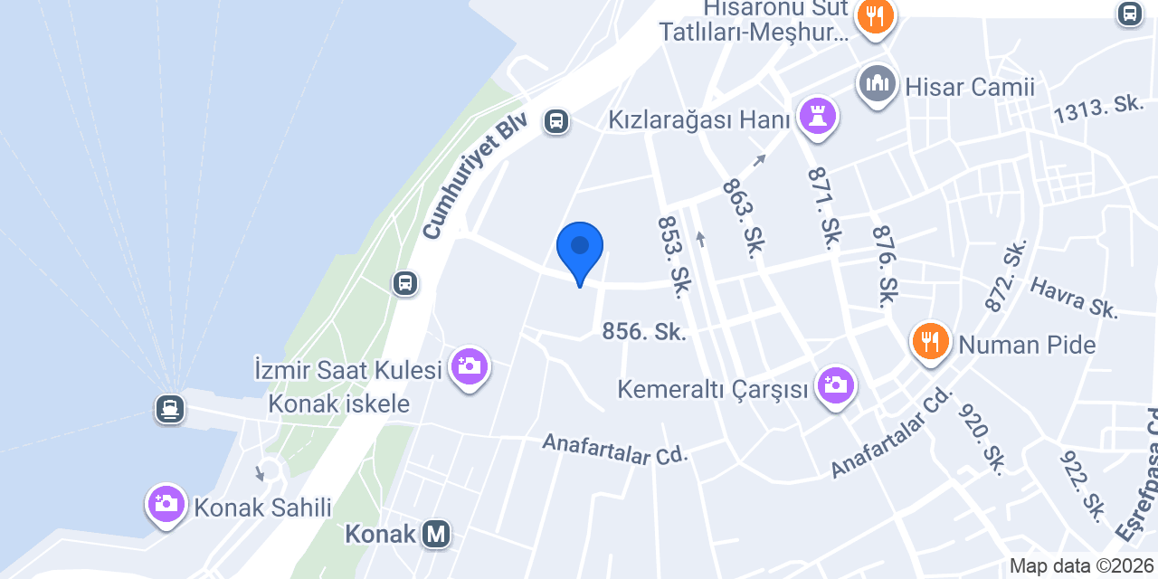izmir 4. Noter konumu