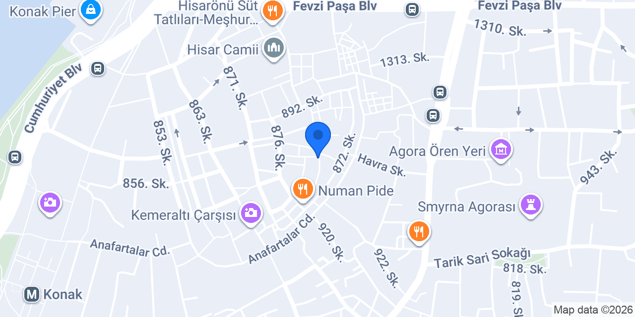 Gülistan Kitapevi konumu