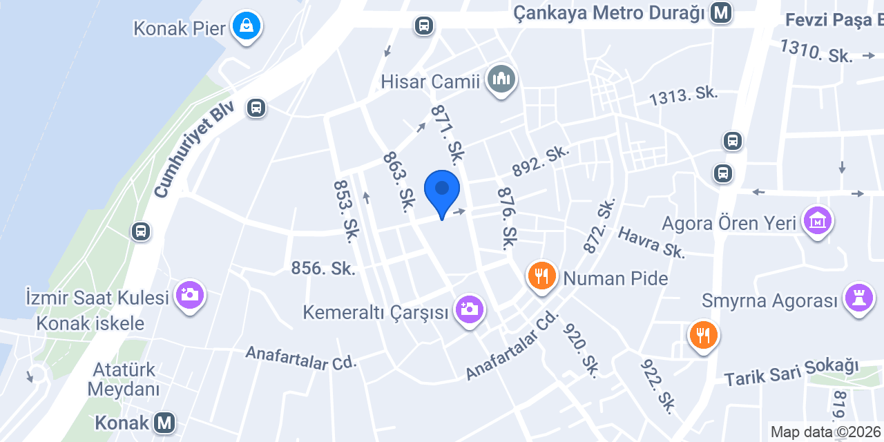 Myros Toptan Hediyelik Eşya konumu