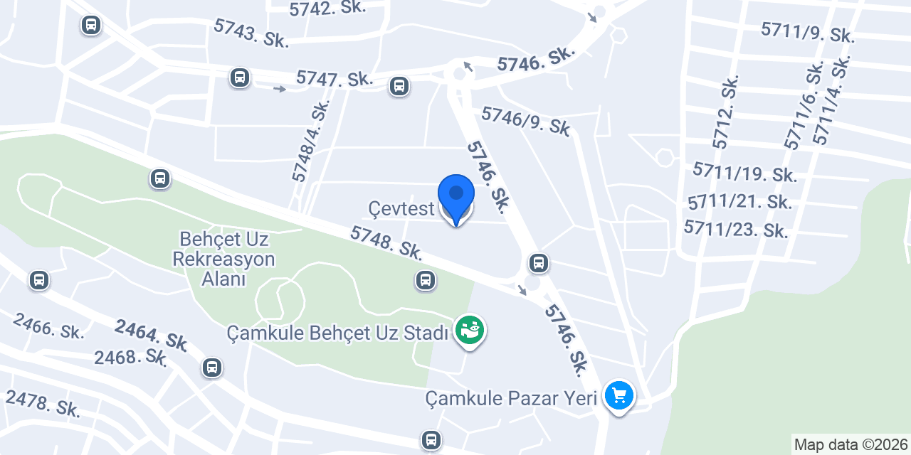 Çevtest konumu