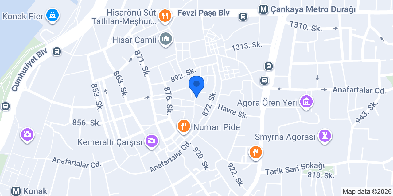 Yılmaz Çerçeve konumu