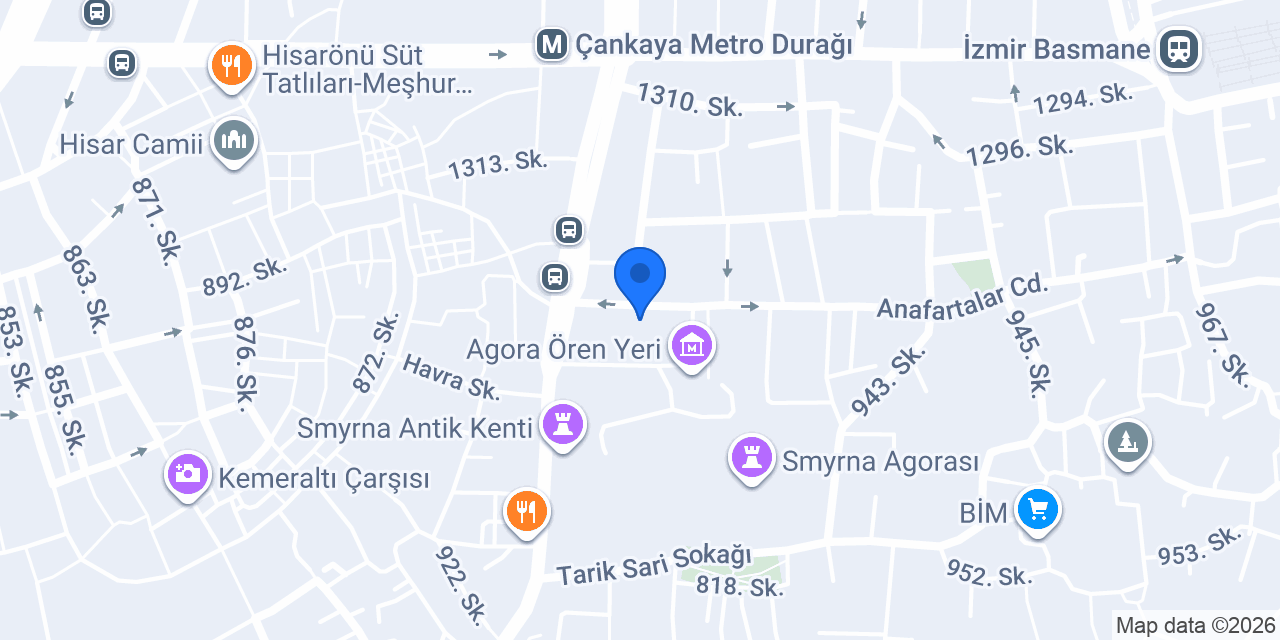 Çağdaş Çanta konumu
