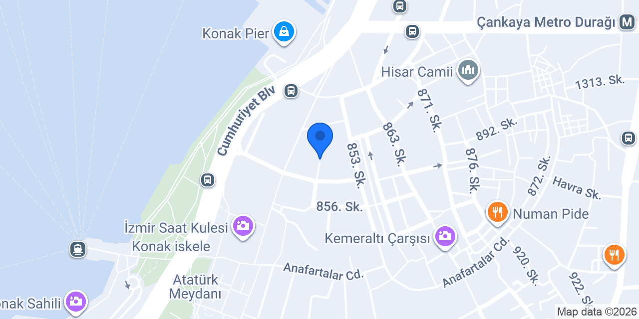 Kaplan & Kaplan Hukuk Bürosu konumu