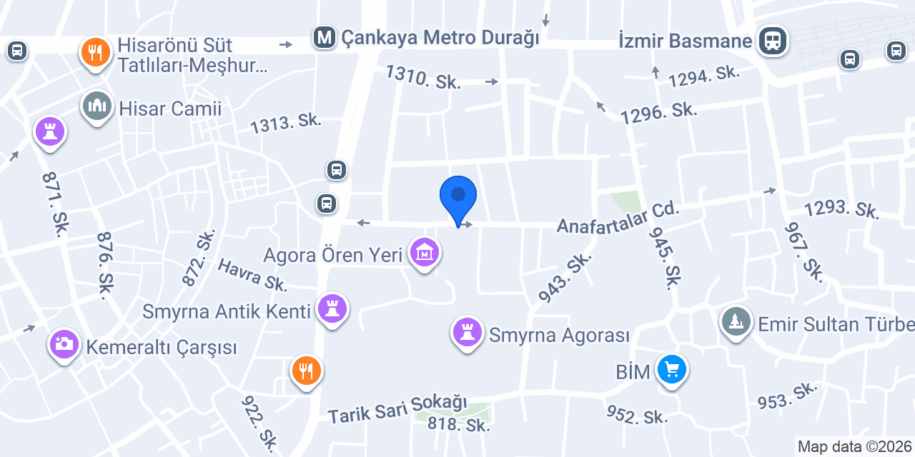 Çağdaş Makina konumu